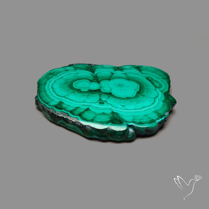 Malachite Stalactite Slice