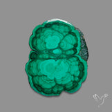 Malachite Stalactite Slice