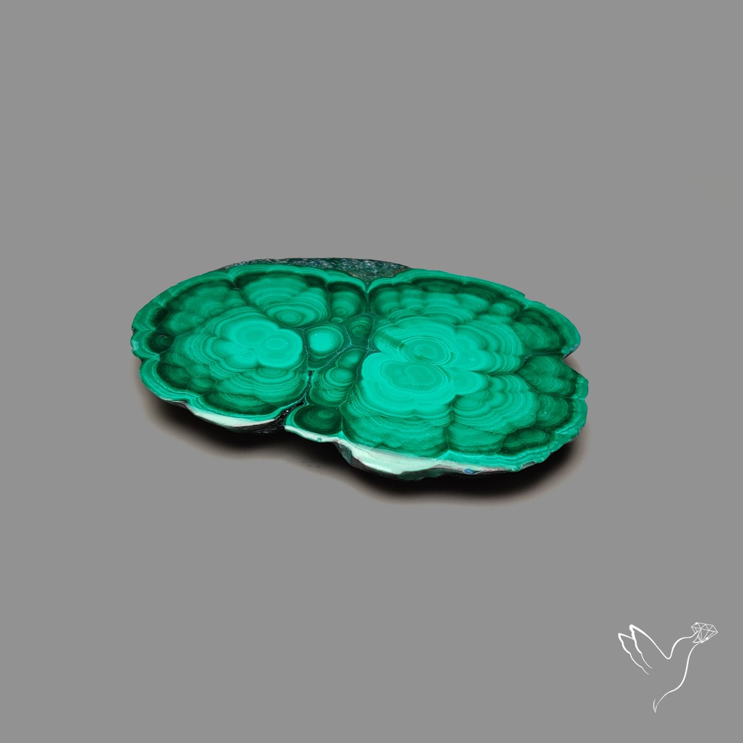 Malachite Stalactite Slice