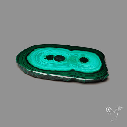 Malachite Stalactite Slice