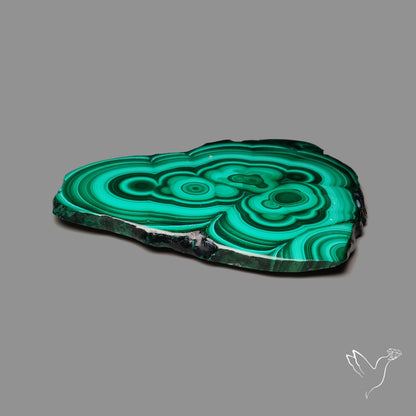 Malachite Stalactite Slice