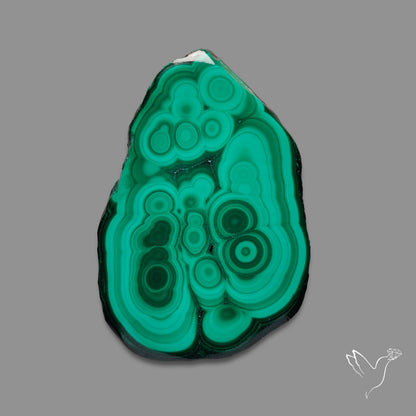 Malachite Stalactite Slice