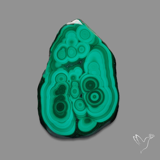 Malachite Stalactite Slice