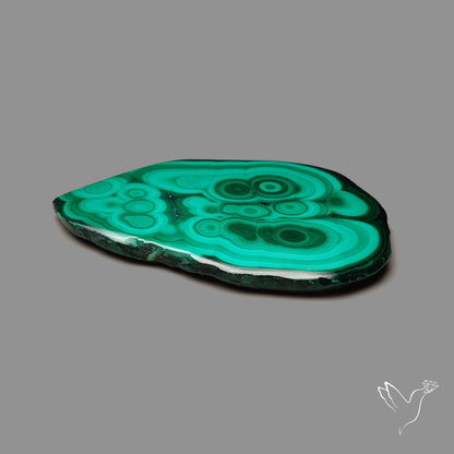 Malachite Stalactite Slice