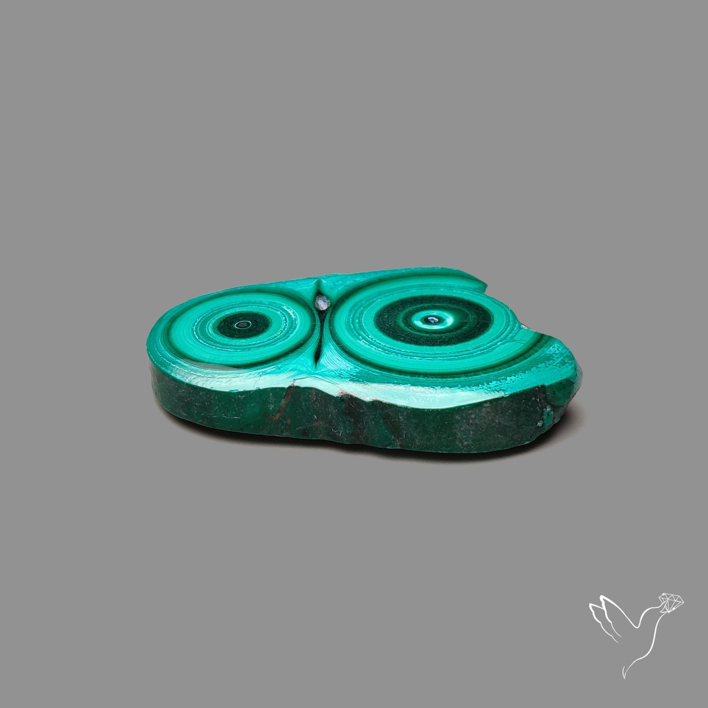 Malachite Stalactite Slice