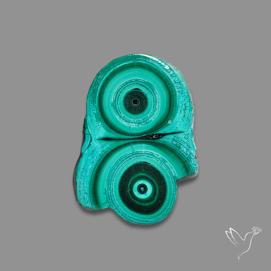 Malachite Stalactite Slice