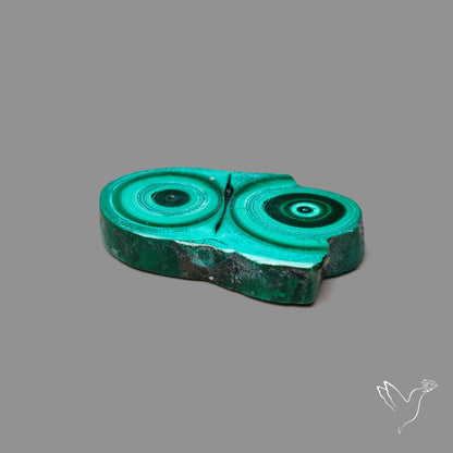 Malachite Stalactite Slice