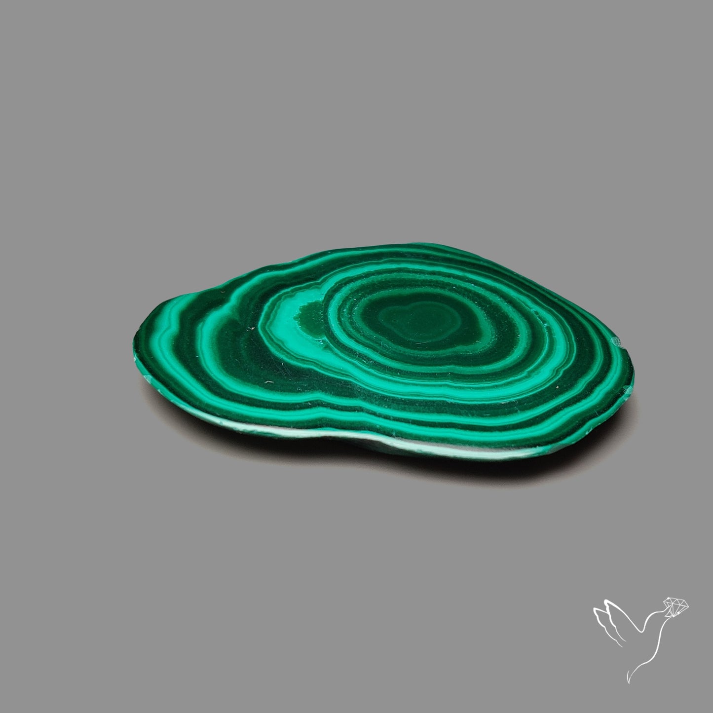 Malachite Stalactite Slice