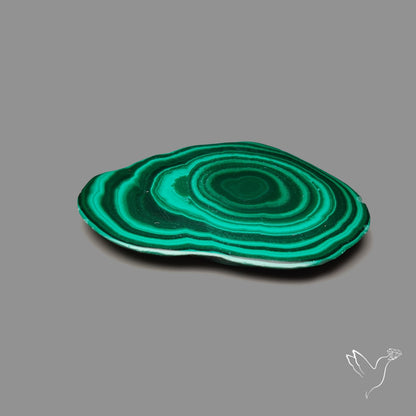 Malachite Stalactite Slice