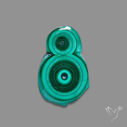 Malachite Stalactite Slice