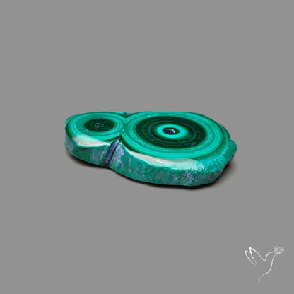 Malachite Stalactite Slice