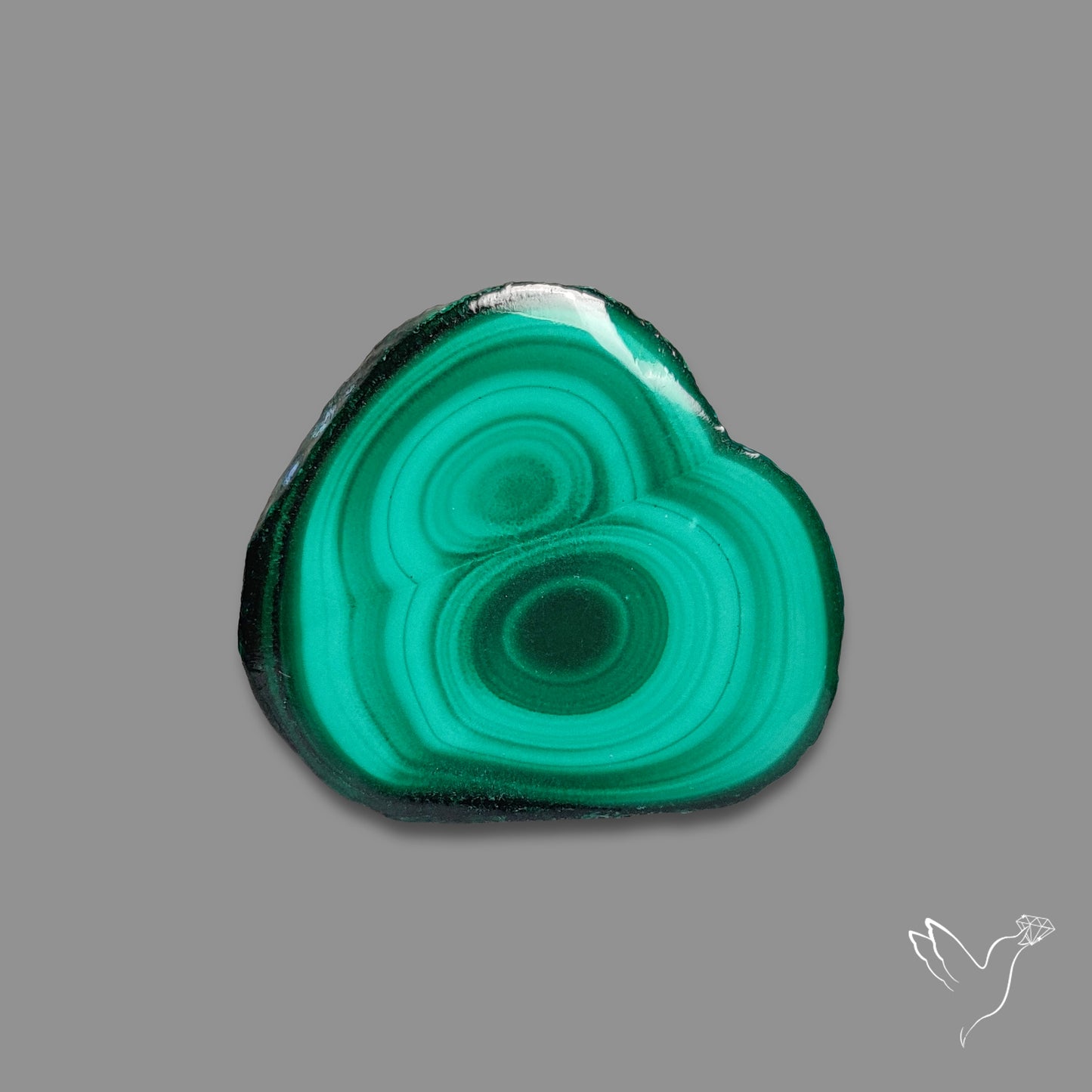 Malachite Stalactite Slice