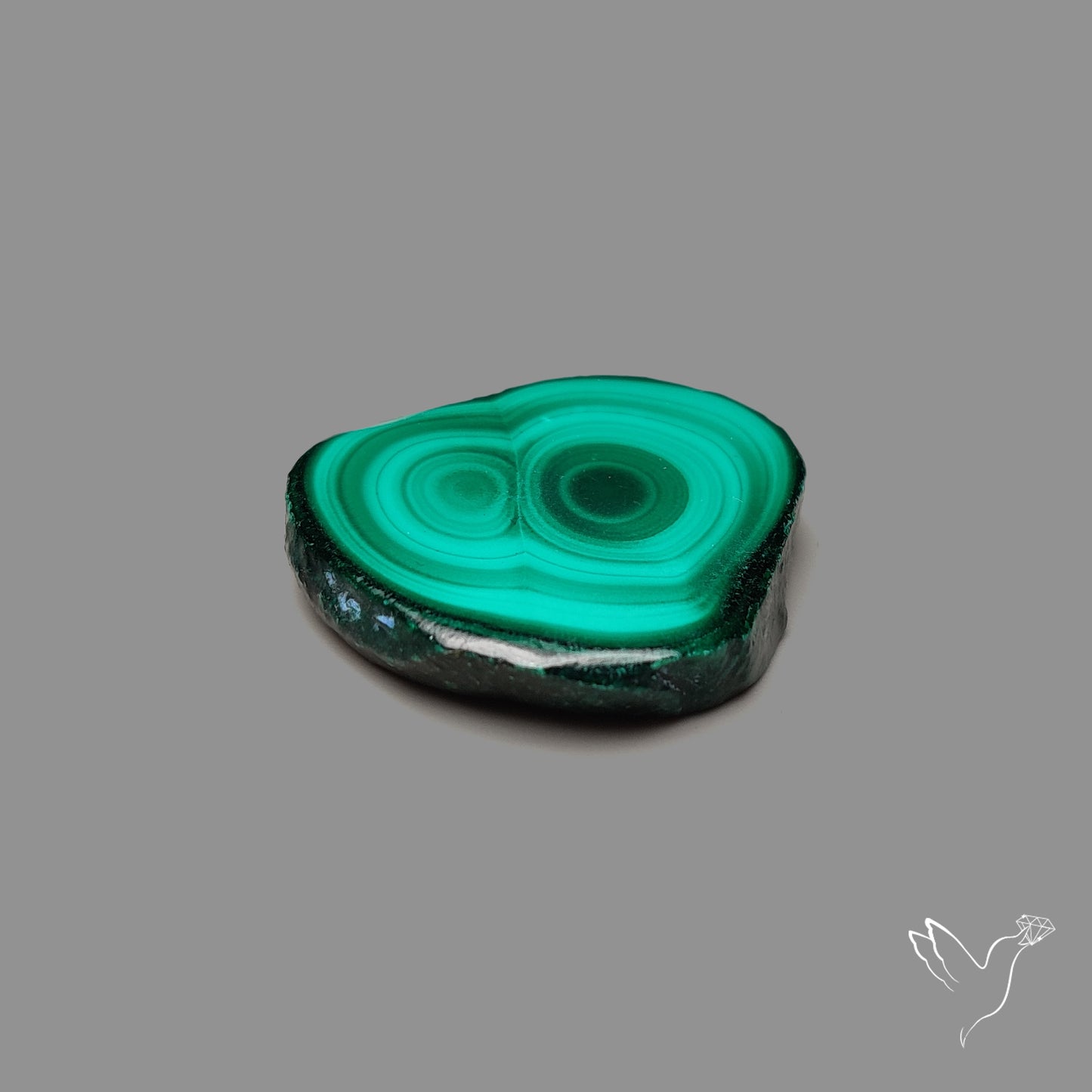 Malachite Stalactite Slice