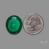 Malachite Stalactite Slice