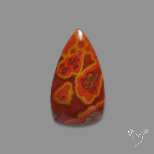 Moroccan Seam Agate Cabochon