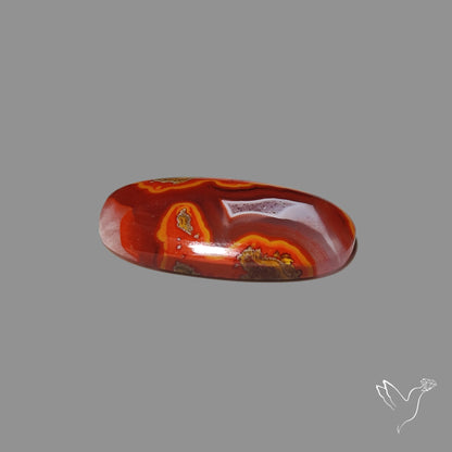 Moroccan Seam Agate Cabochon