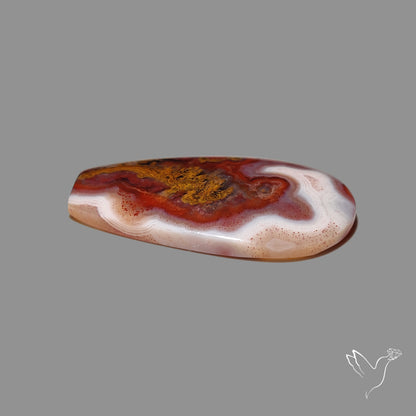 Moroccan Seam Agate Cabochon