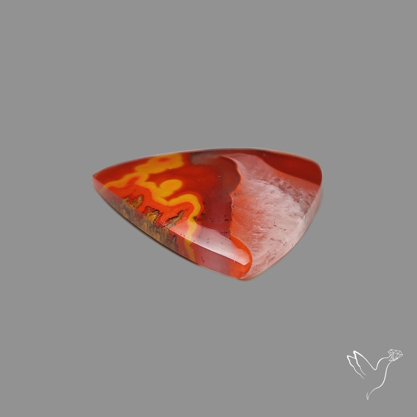 Moroccan Seam Agate Cabochon
