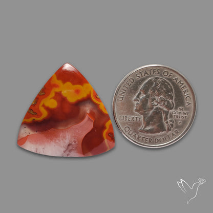 Moroccan Seam Agate Cabochon