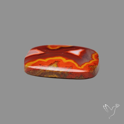 Moroccan Seam Agate Cabochon