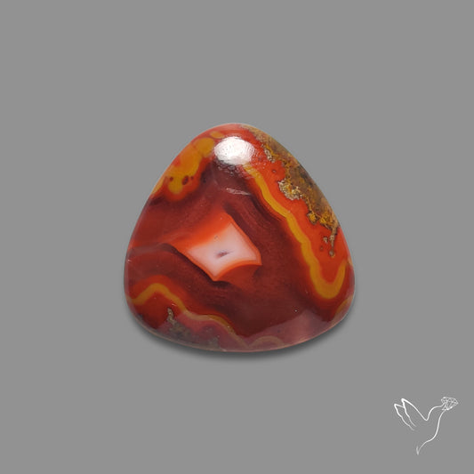 Moroccan Seam Agate Cabochon