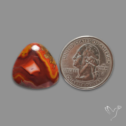 Moroccan Seam Agate Cabochon