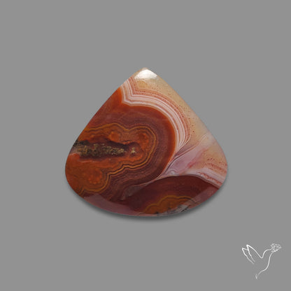 Moroccan Seam Agate Cabochon