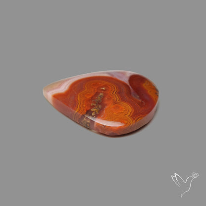 Moroccan Seam Agate Cabochon