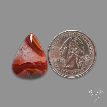 Moroccan Seam Agate Cabochon