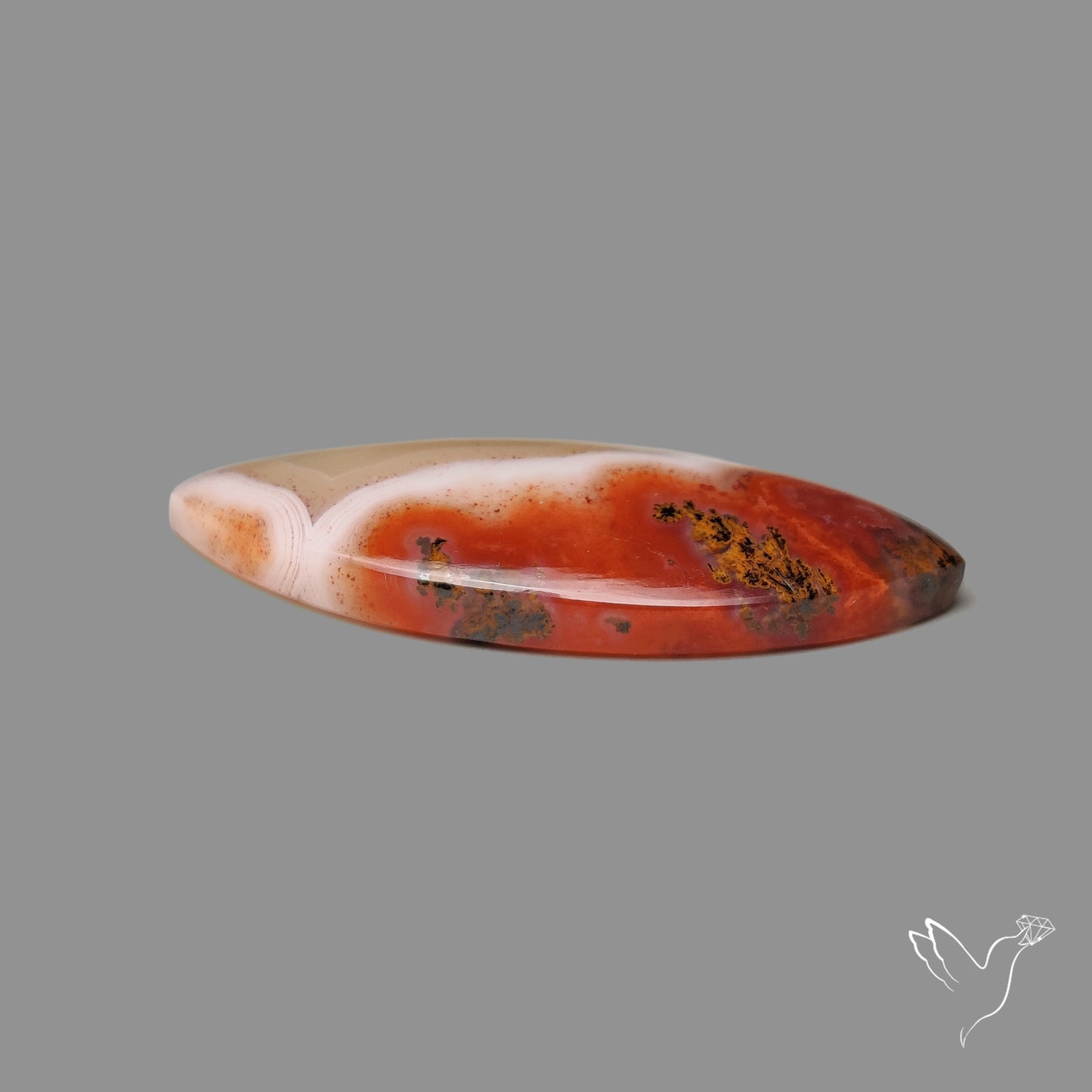 Moroccan Seam Agate Cabochon