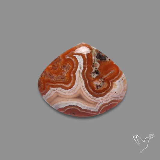 Moroccan Seam Agate Cabochon