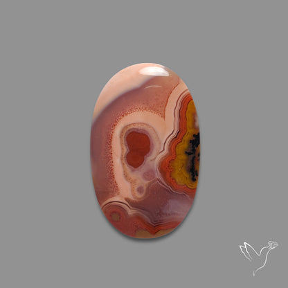 Moroccan Seam Agate Cabochon