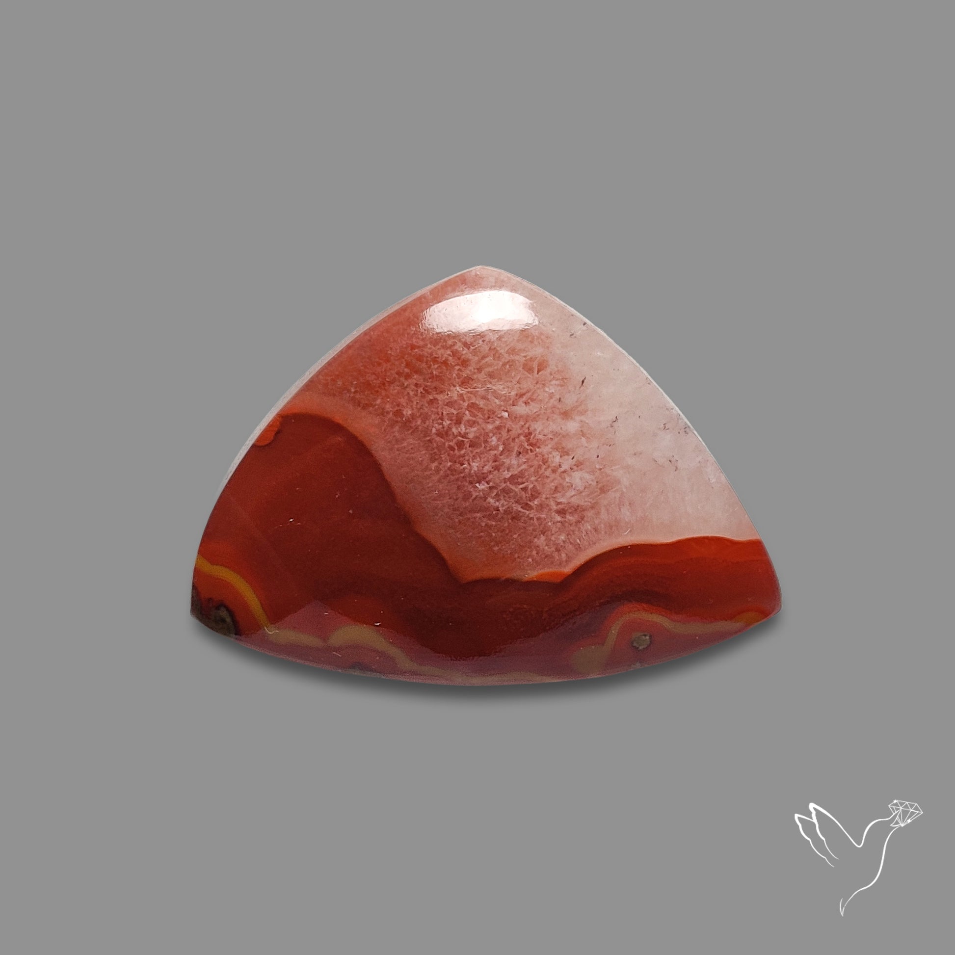 Moroccan Seam Agate Cabochon