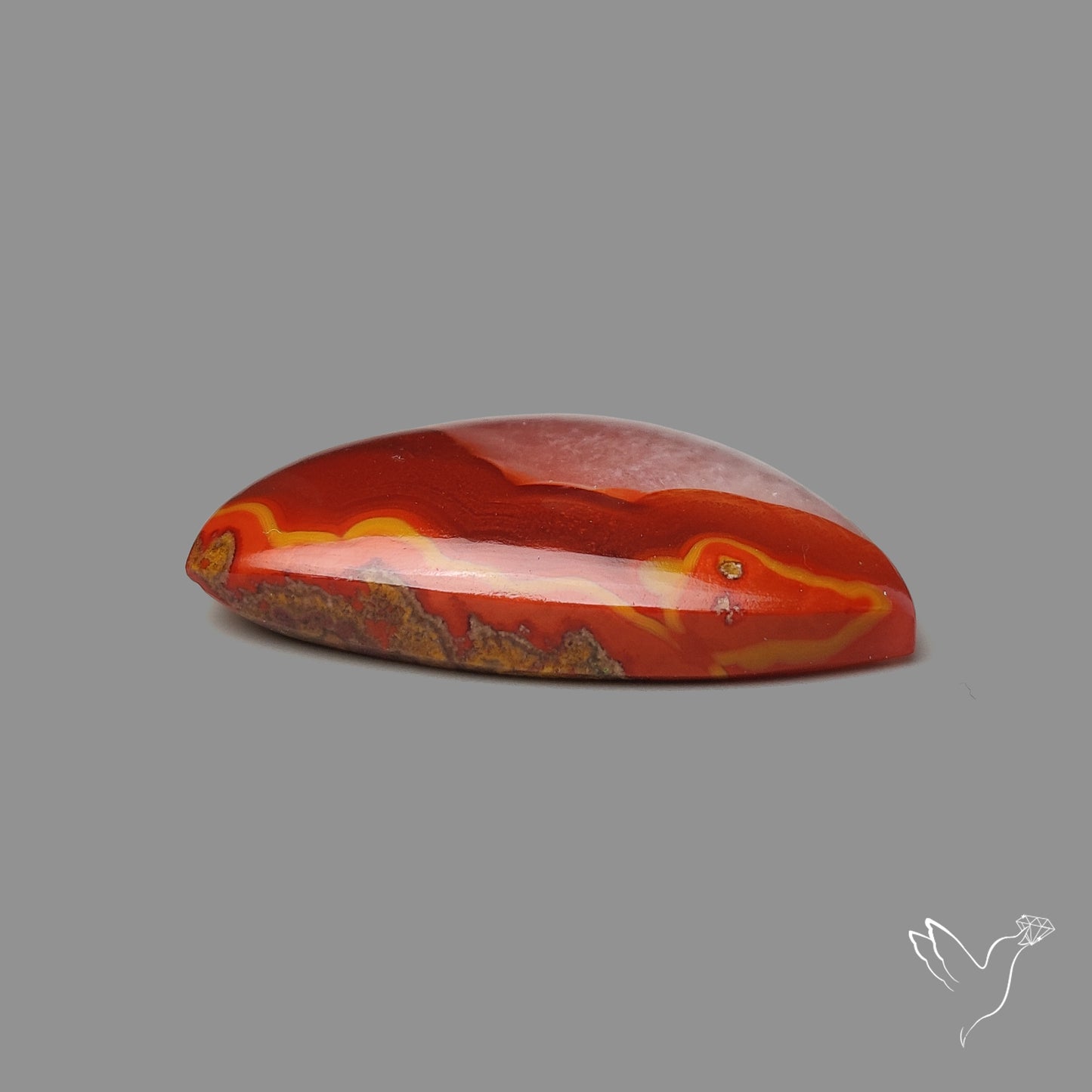 Moroccan Seam Agate Cabochon