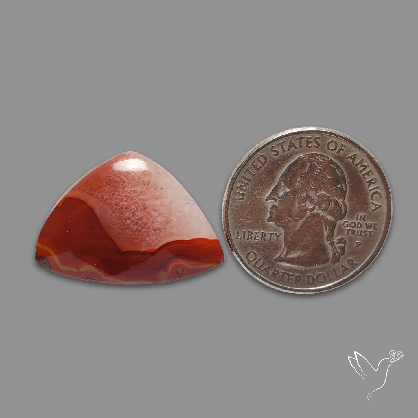 Moroccan Seam Agate Cabochon