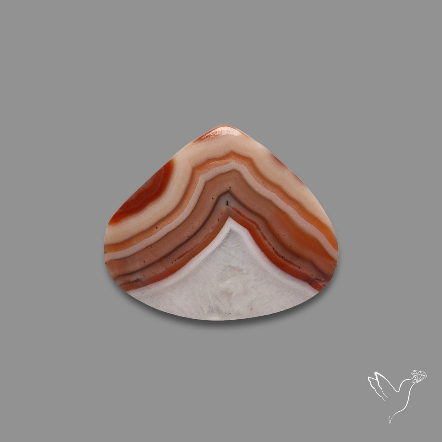 Moroccan Seam Agate Cabochon