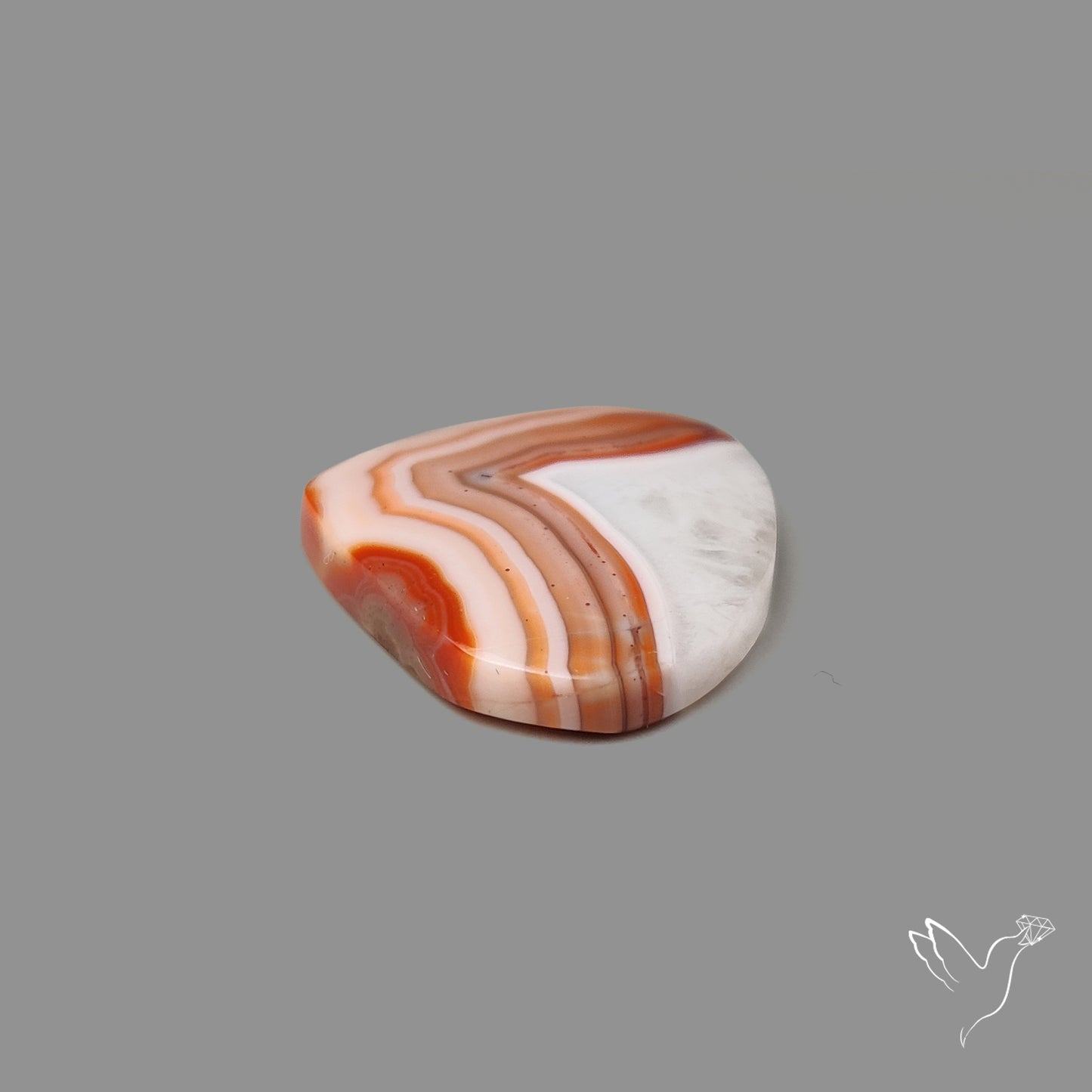 Moroccan Seam Agate Cabochon