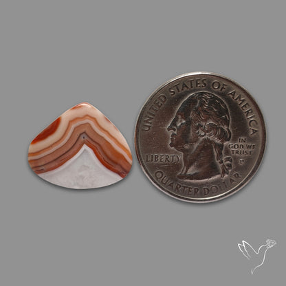 Moroccan Seam Agate Cabochon