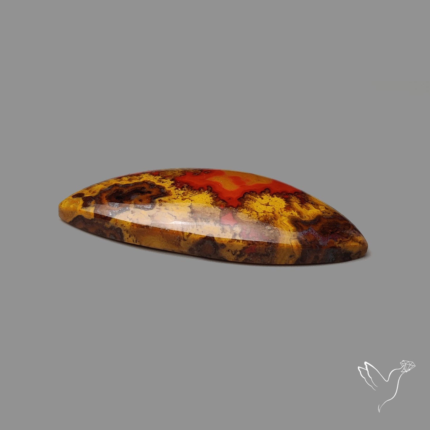 Moroccan Seam Agate Cabochon