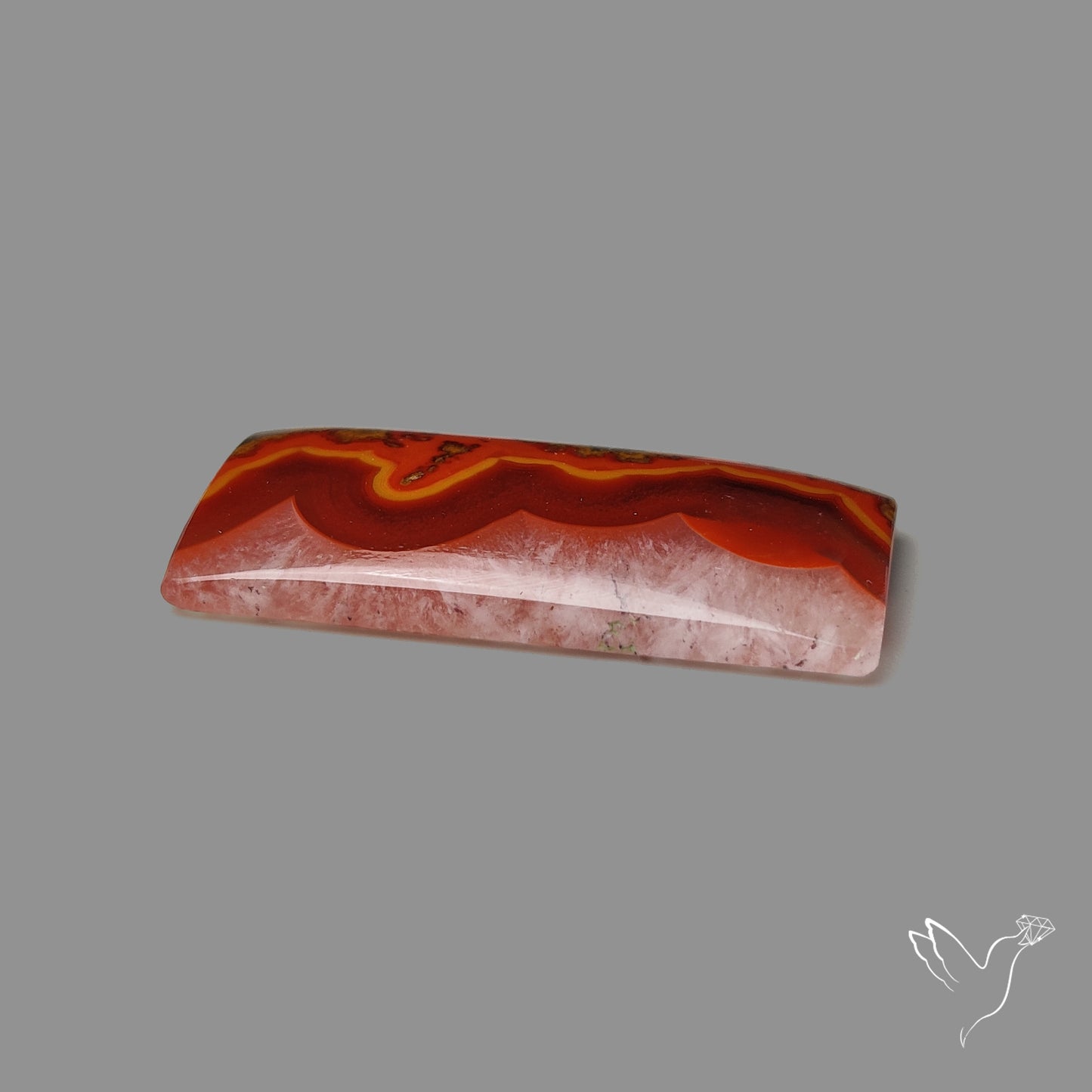 Moroccan Seam Agate Cabochon