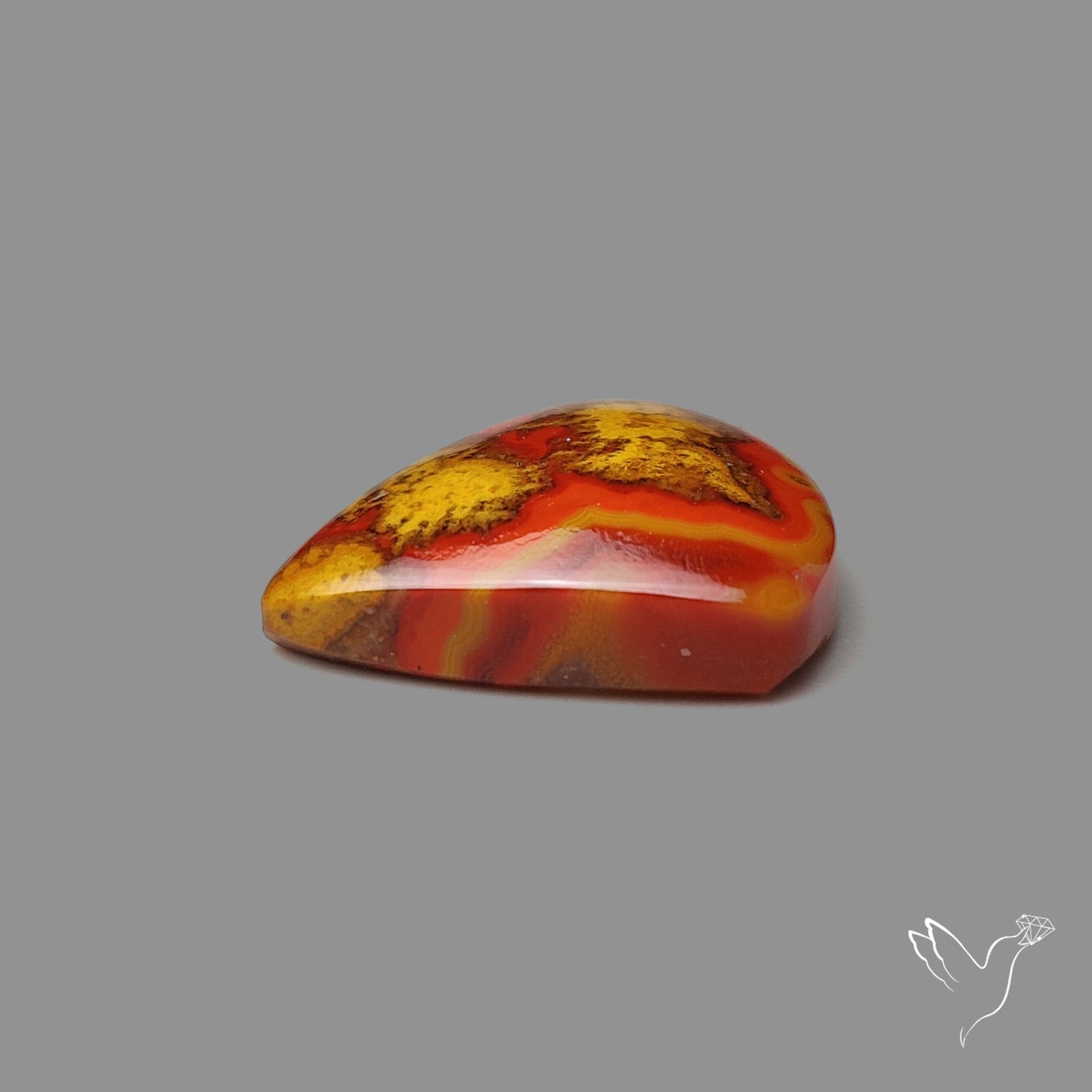 Moroccan Seam Agate Cabochon