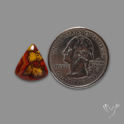 Moroccan Seam Agate Cabochon