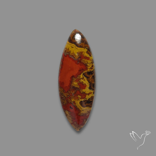 Moroccan Seam Agate Cabochon