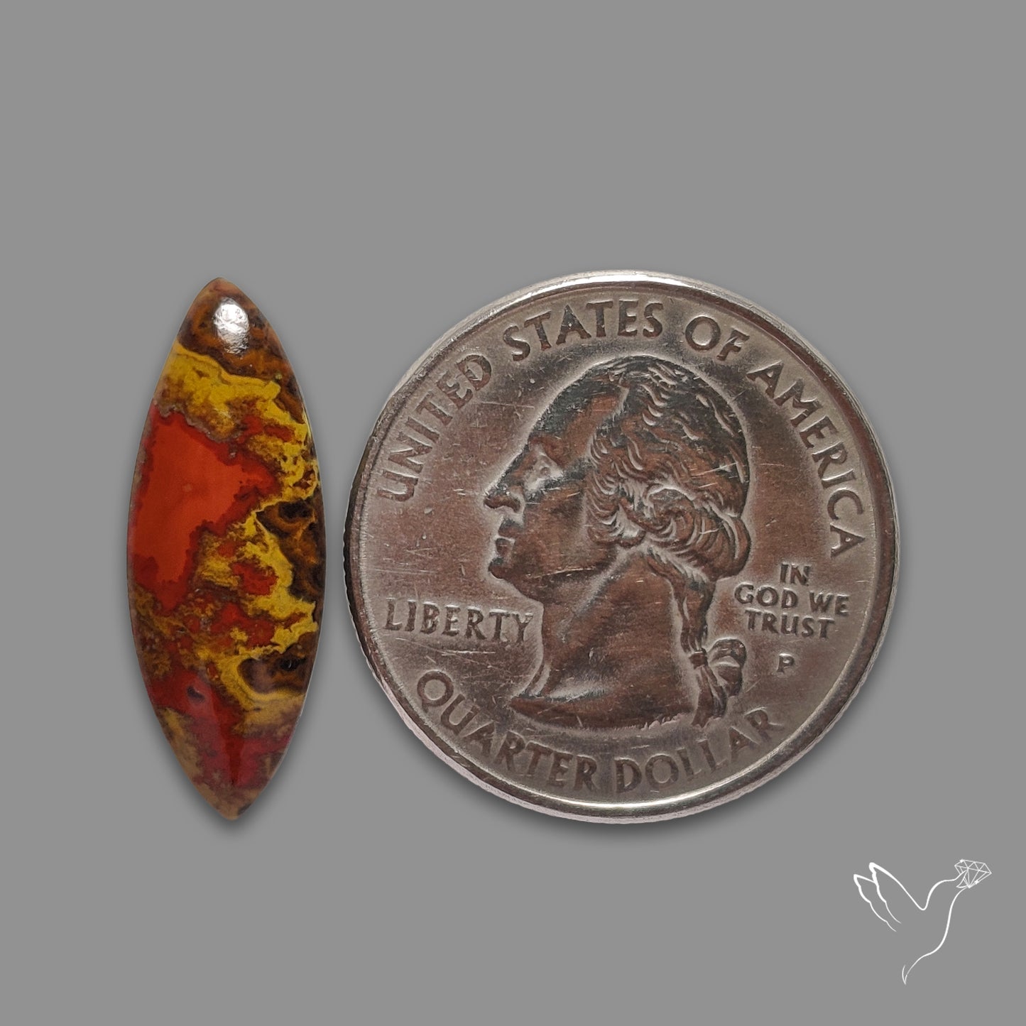 Moroccan Seam Agate Cabochon