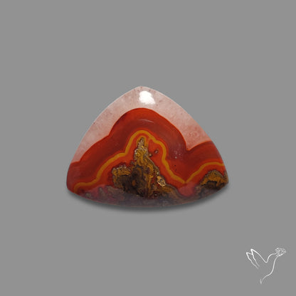 Moroccan Seam Agate Cabochon