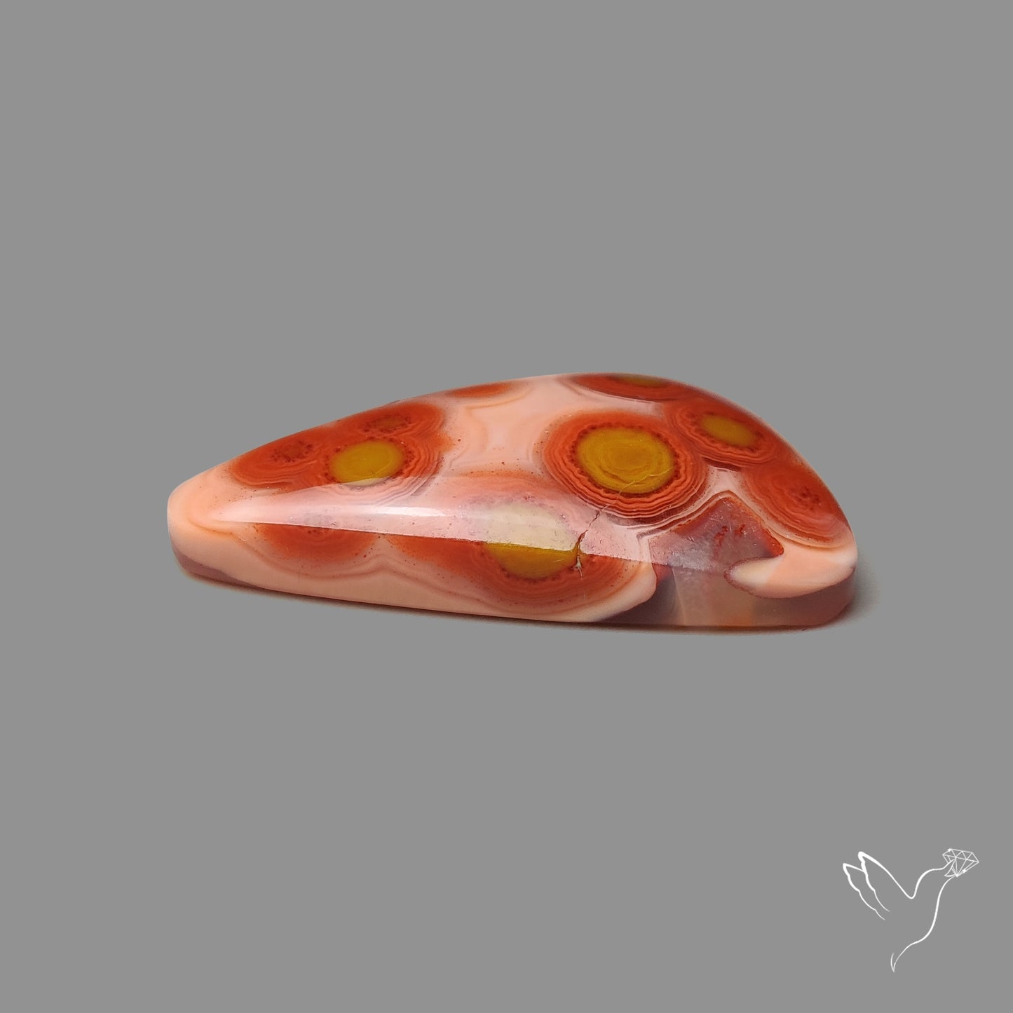 Moroccan Seam Agate Cabochon