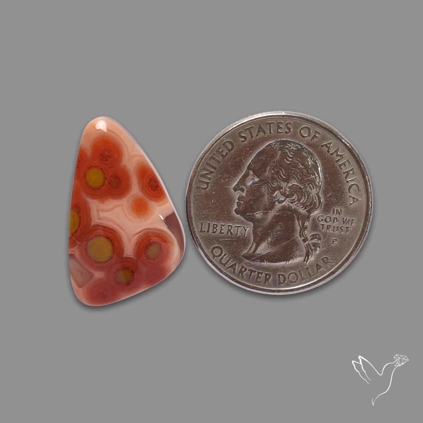Moroccan Seam Agate Cabochon