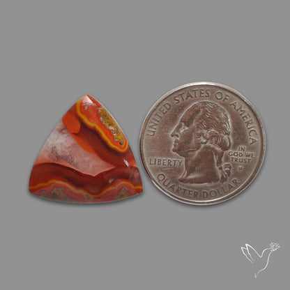 Moroccan Seam Agate Cabochon