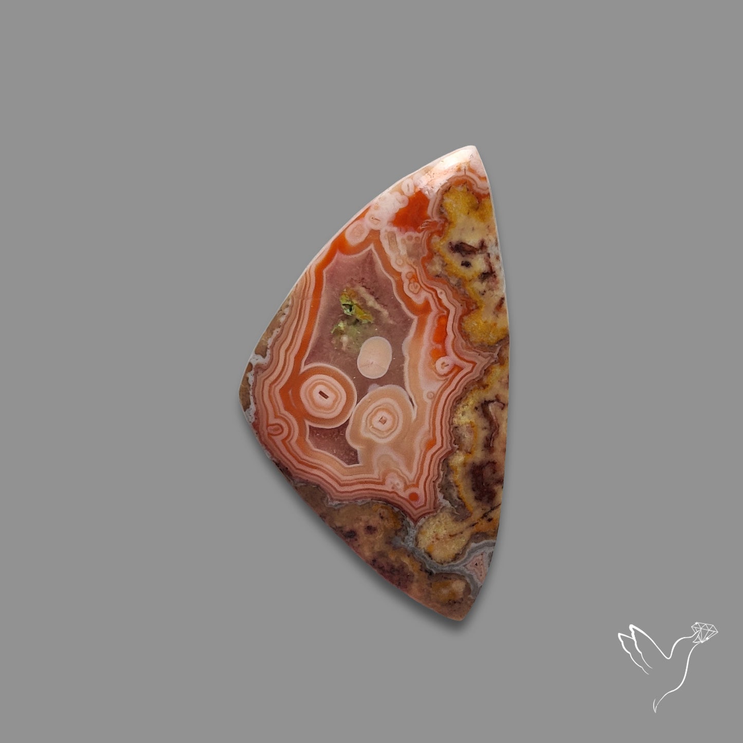 Moroccan Seam Agate Cabochon