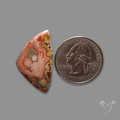 Moroccan Seam Agate Cabochon